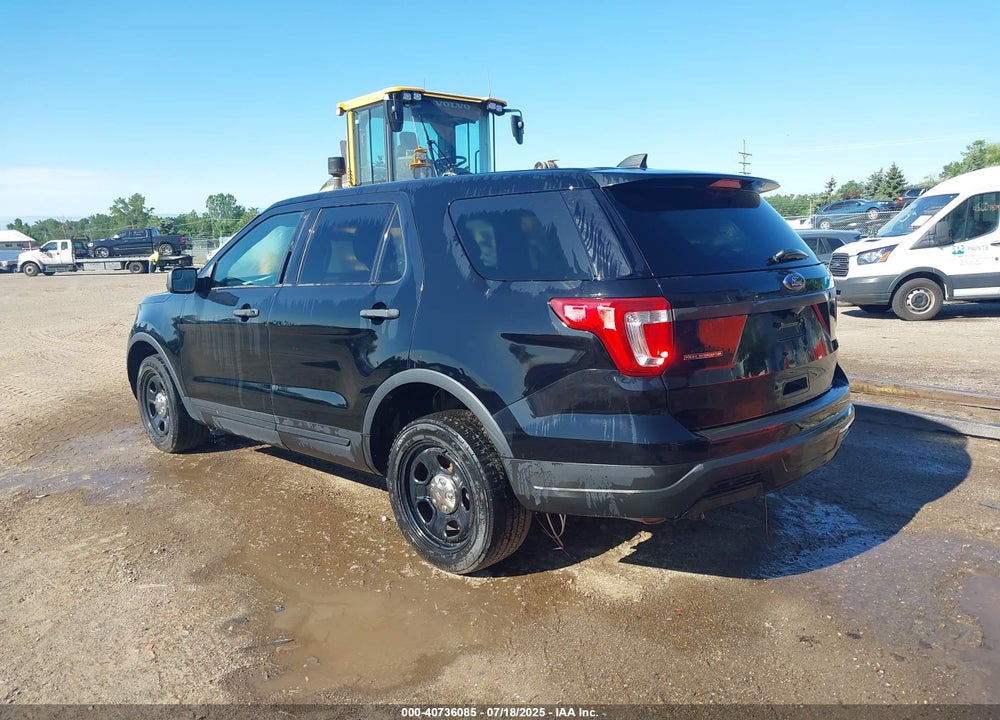 2018 FORD POLICE INTERCEPTOR UTILITY VIN: 1FM5K8AR3JGA72536