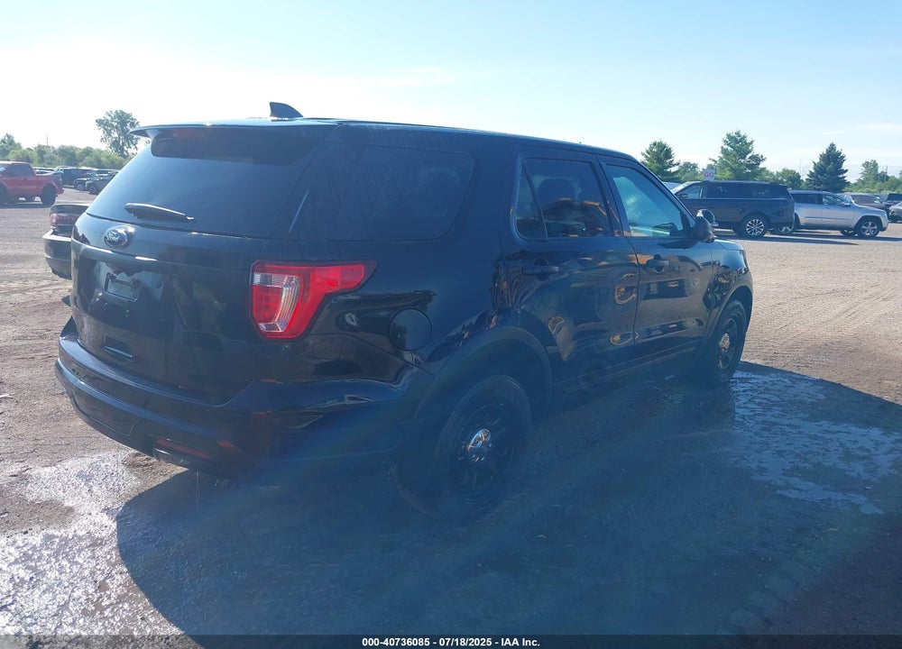 2018 FORD POLICE INTERCEPTOR UTILITY VIN: 1FM5K8AR3JGA72536