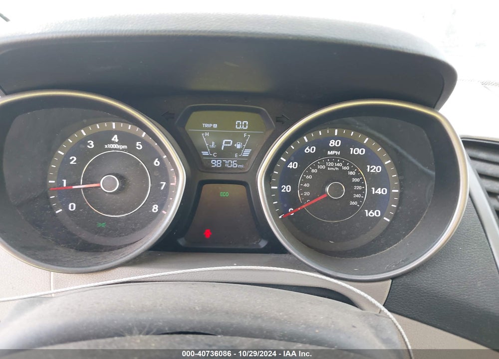 2014 HYUNDAI ELANTRA SE VIN: 5NPDH4AE5EH530602