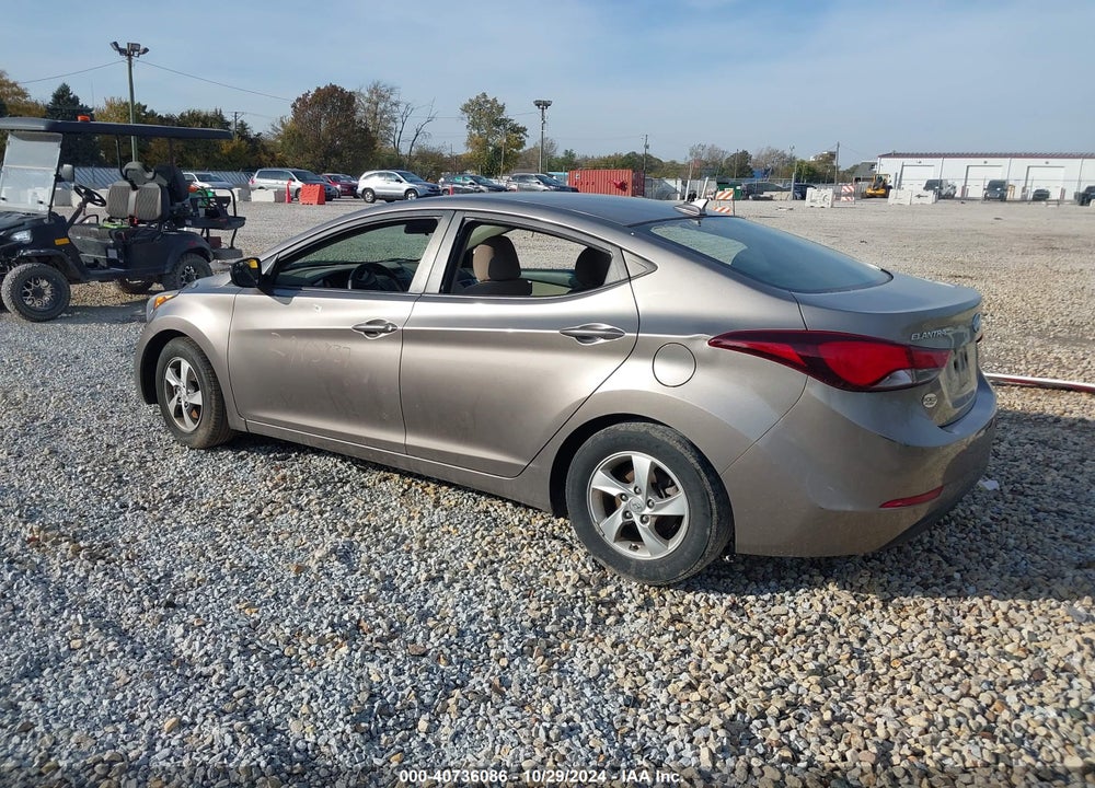 2014 HYUNDAI ELANTRA SE VIN: 5NPDH4AE5EH530602