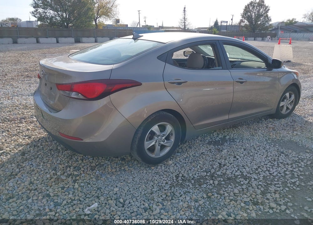 2014 HYUNDAI ELANTRA SE VIN: 5NPDH4AE5EH530602