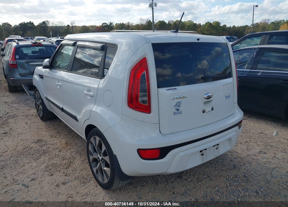 2013 KIA SOUL VIN: KNDJT2A67D7777315