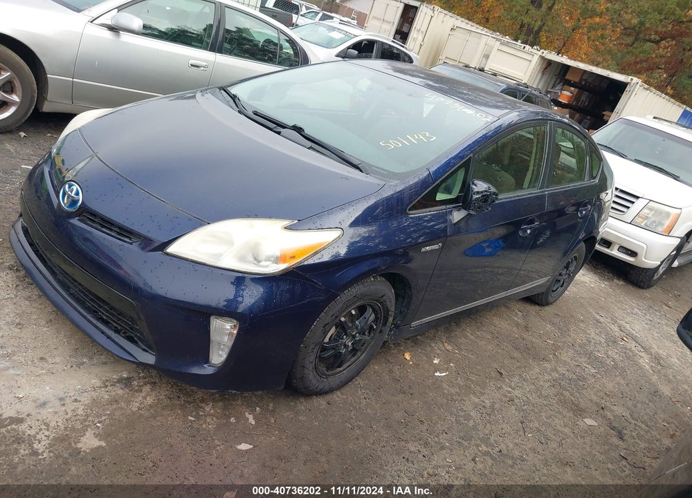 2012 TOYOTA PRIUS TWO VIN: JTDKN3DU6C1501143
