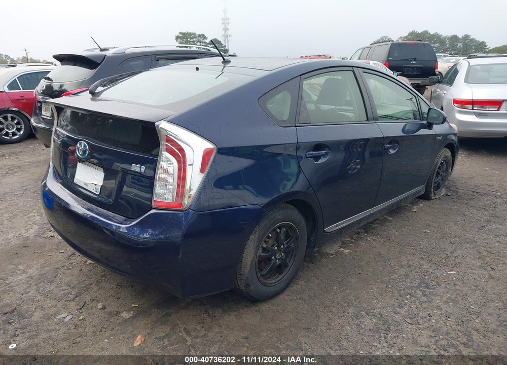 2012 TOYOTA PRIUS TWO VIN: JTDKN3DU6C1501143