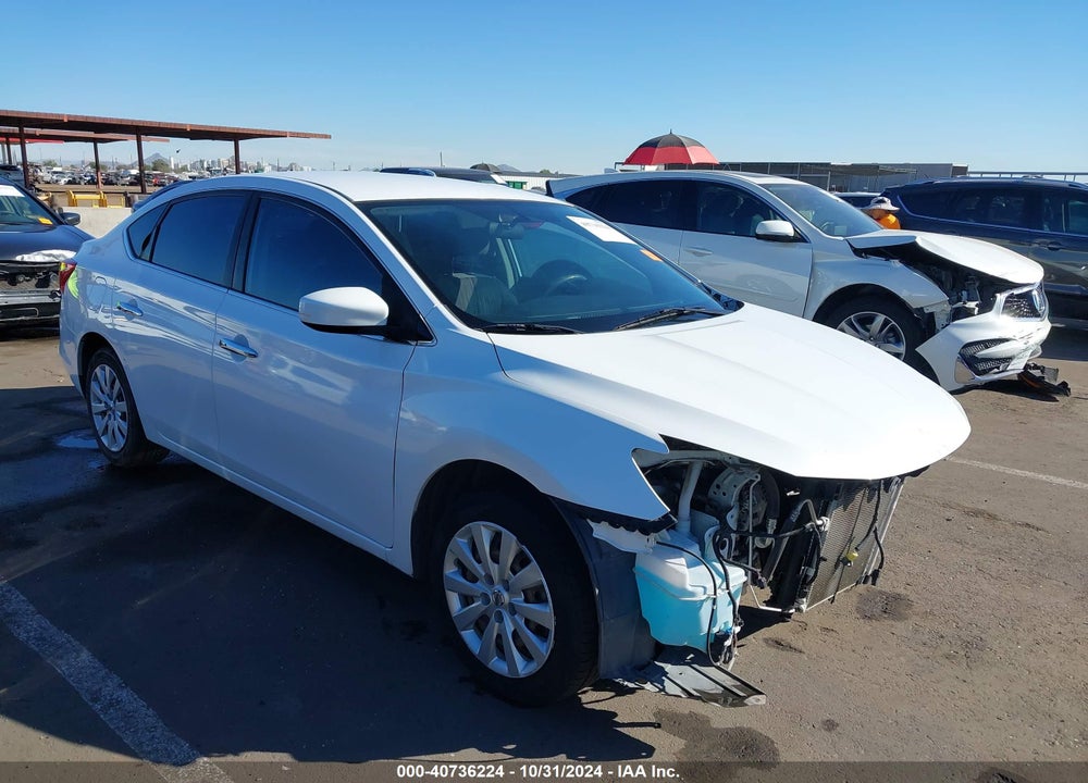 2017 NISSAN SENTRA SV VIN: 3N1AB7AP8HL642177