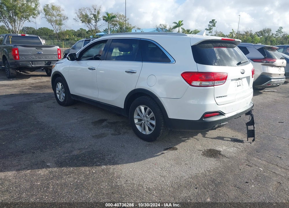 2016 KIA SORENTO 2.4L LX VIN: 5XYPG4A37GG053387