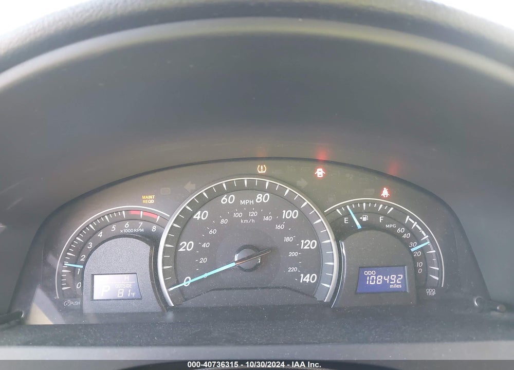 2013 TOYOTA CAMRY LE VIN: 4T4BF1FK3DR328745