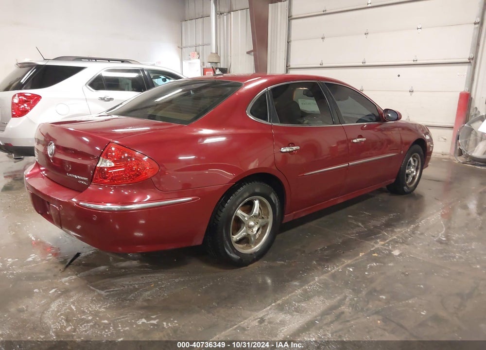 2008 BUICK LACROSSE CXL VIN: 2G4WD582381186792