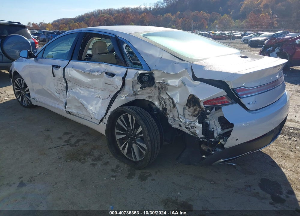 2017 LINCOLN MKZ RESERVE VIN: 3LN6L5F96HR663603