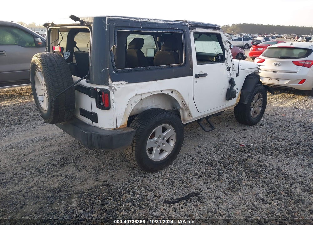 2016 JEEP WRANGLER SPORT VIN: 1C4AJWAG0GL284934