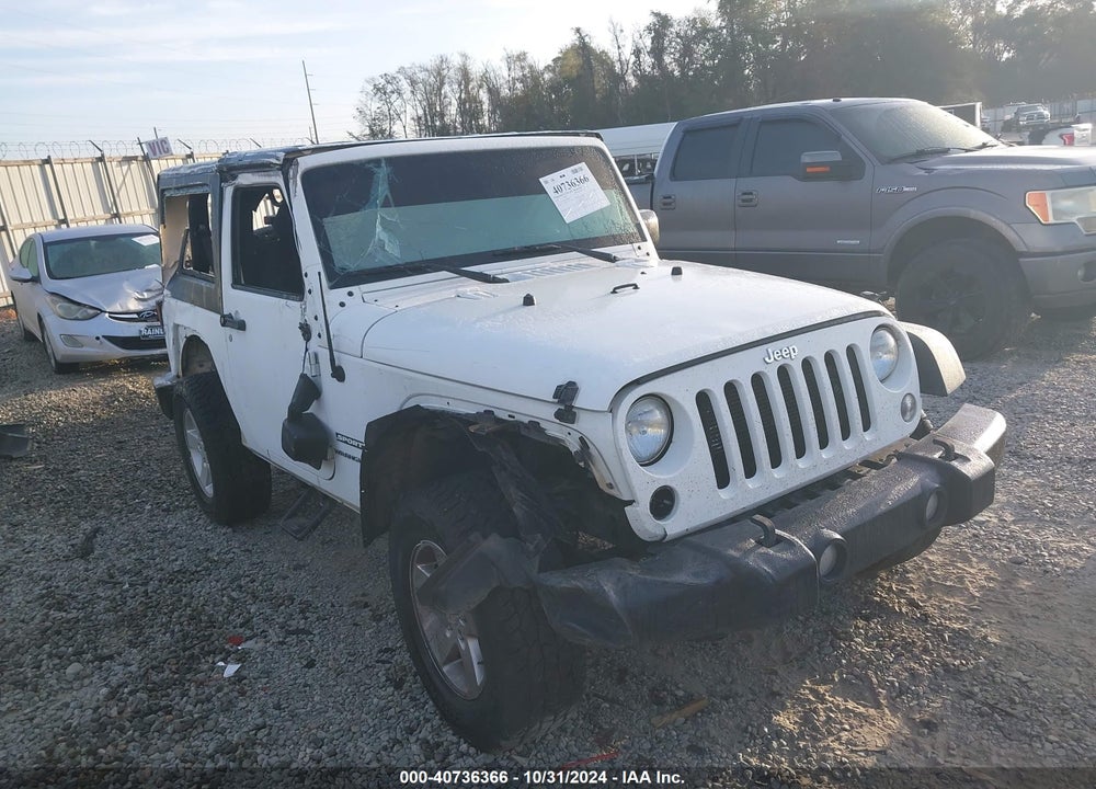 2016 JEEP WRANGLER SPORT VIN: 1C4AJWAG0GL284934