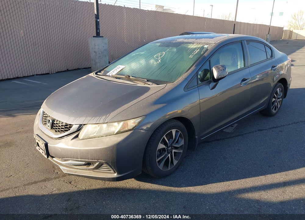 2013 HONDA CIVIC EX VIN: 19XFB2F80DE277239