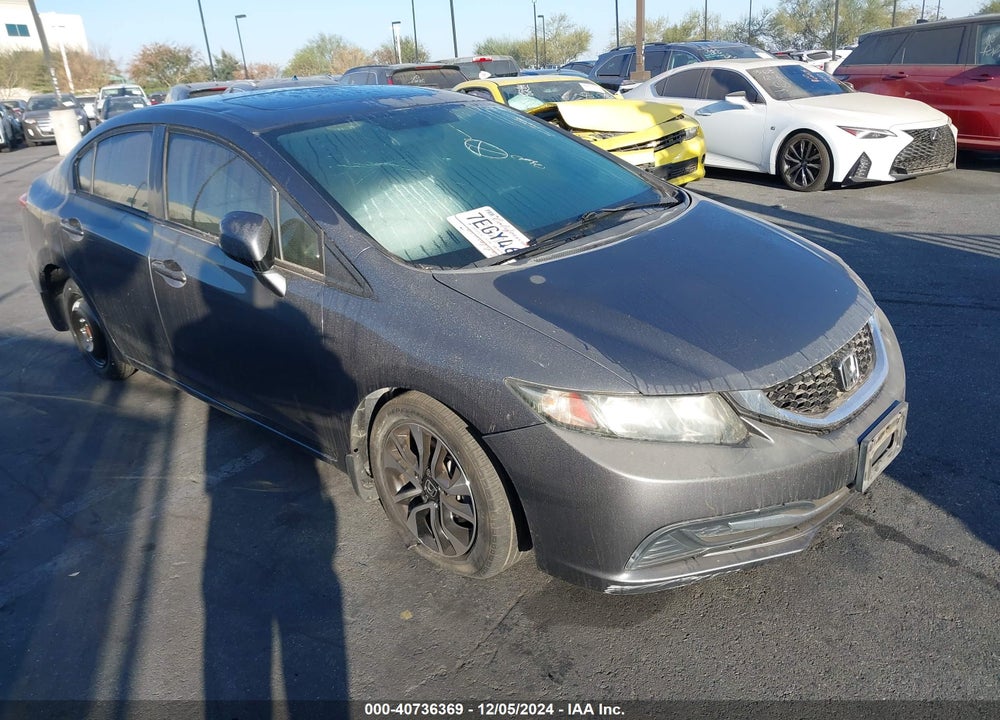2013 HONDA CIVIC EX VIN: 19XFB2F80DE277239