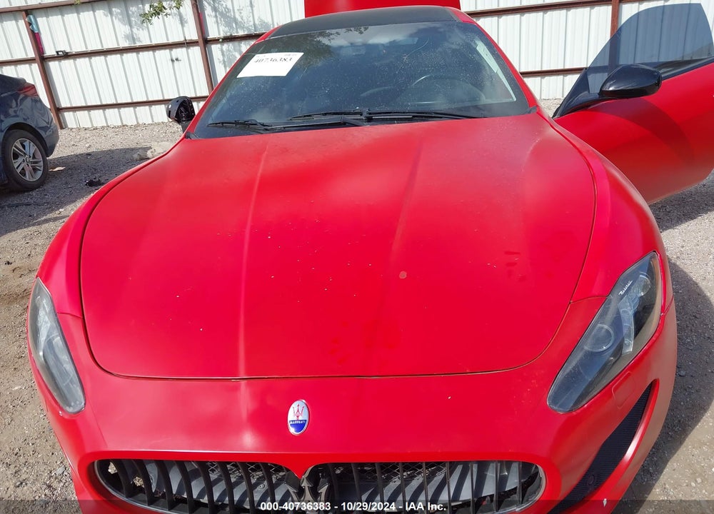 2013 MASERATI GRANTURISMO MC/SPORT VIN: ZAM45VLA6D0067210