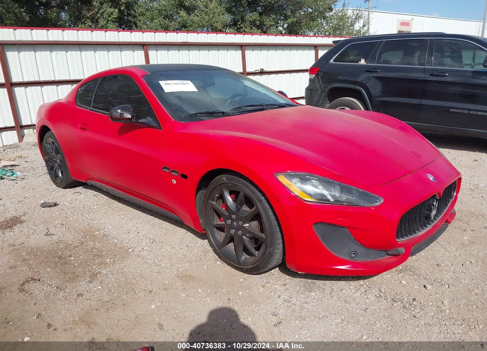 2013 MASERATI GRANTURISMO MC/SPORT VIN: ZAM45VLA6D0067210