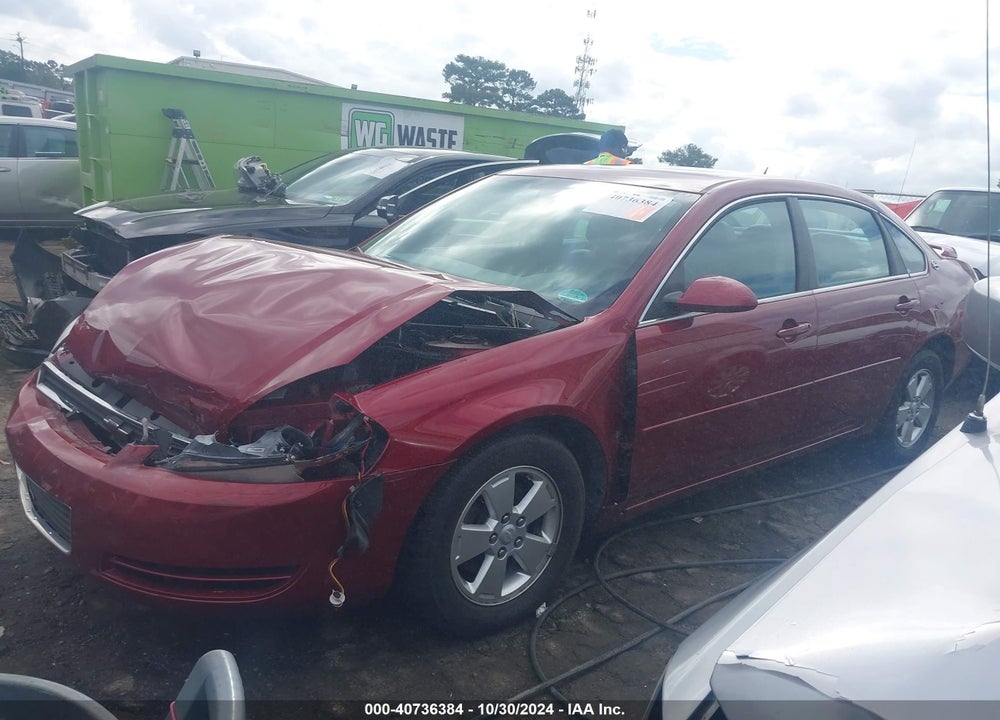 2008 CHEVROLET IMPALA LT VIN: 2G1WT58KX81242985