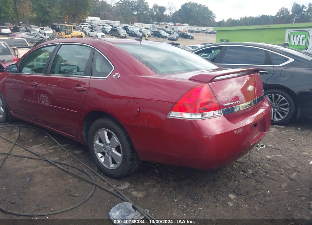 2008 CHEVROLET IMPALA LT VIN: 2G1WT58KX81242985
