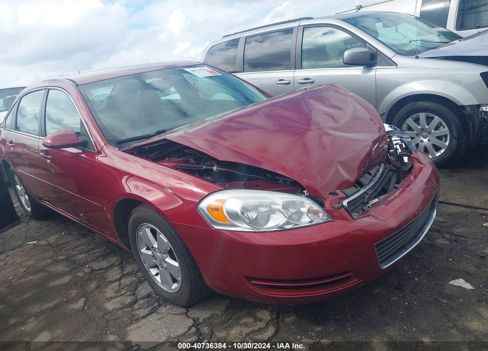 2008 CHEVROLET IMPALA LT VIN: 2G1WT58KX81242985