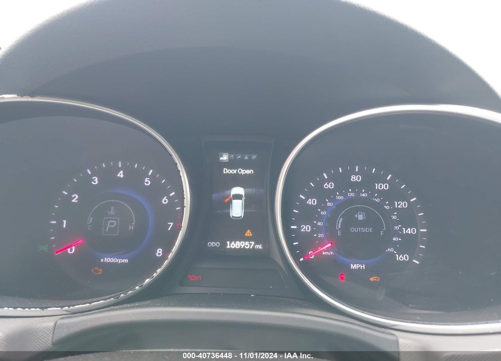 2015 HYUNDAI SANTA FE GLS VIN: KM8SR4HF6FU122583