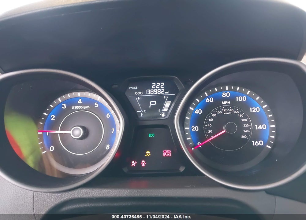2013 HYUNDAI ELANTRA GLS VIN: KMHDH4AEXDU972808