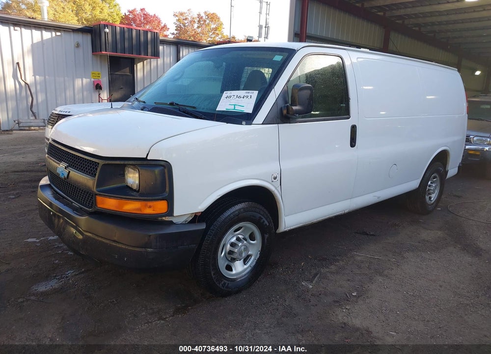 2013 CHEVROLET EXPRESS 2500 WORK VAN VIN: 1GCWGFBA4D1108667