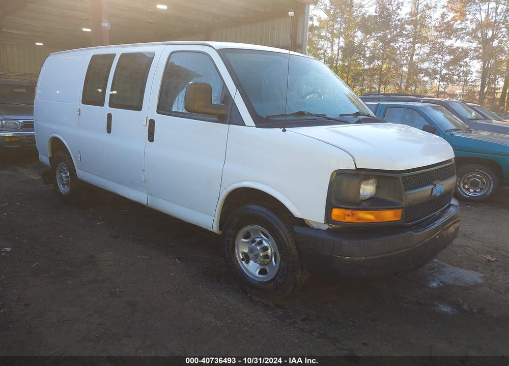 2013 CHEVROLET EXPRESS 2500 WORK VAN VIN: 1GCWGFBA4D1108667