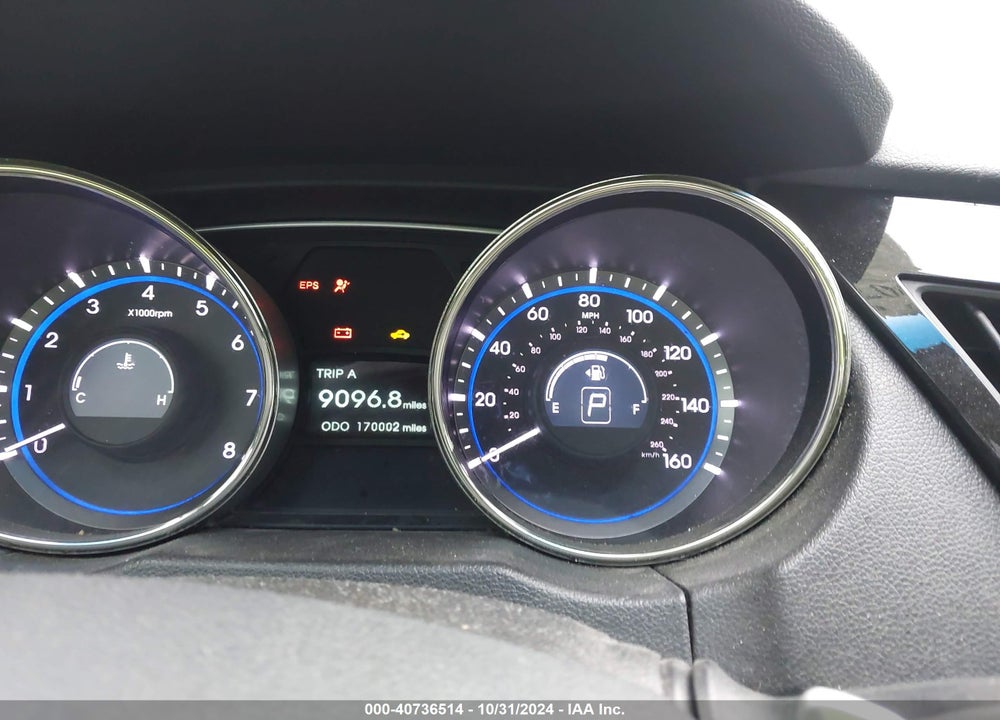 2011 HYUNDAI SONATA SE 2.0T VIN: 5NPEC4AB0BH317187