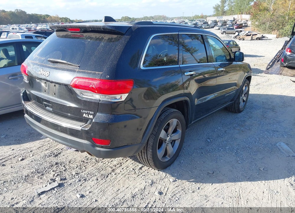 2014 JEEP GRAND CHEROKEE LIMITED VIN: 1C4RJFBG1EC103015