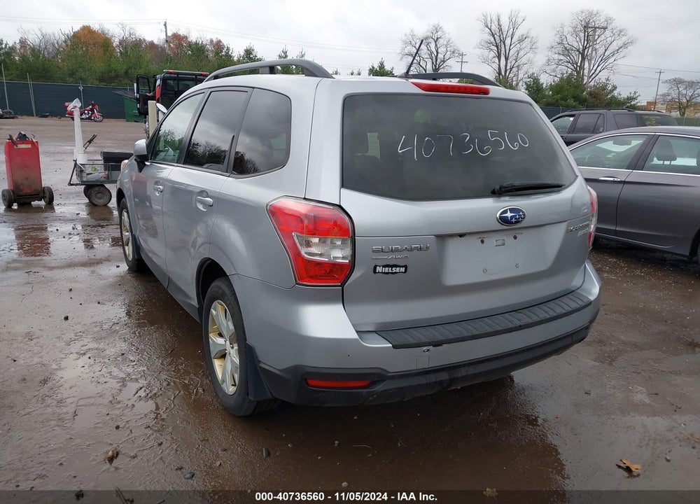 2015 SUBARU FORESTER 2.5I PREMIUM VIN: JF2SJADC0FH405142