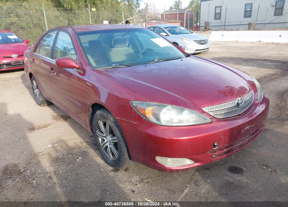 2002 TOYOTA CAMRY SE VIN: JTDBE32K320082478