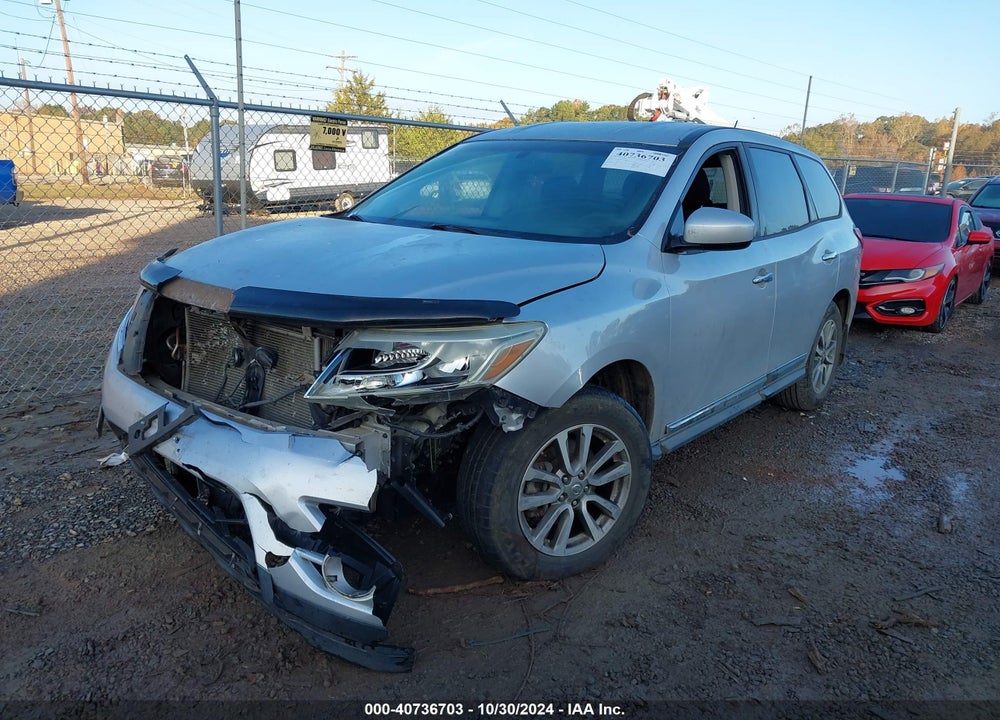 2013 NISSAN PATHFINDER S VIN: 5N1AR2MN4DC649764