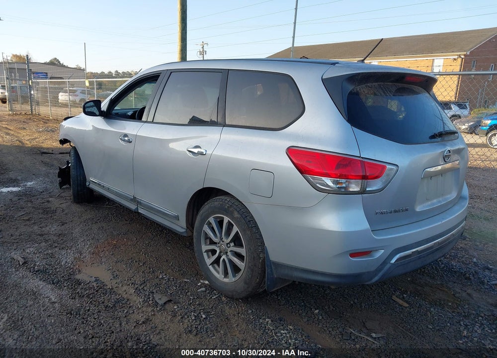 2013 NISSAN PATHFINDER S VIN: 5N1AR2MN4DC649764