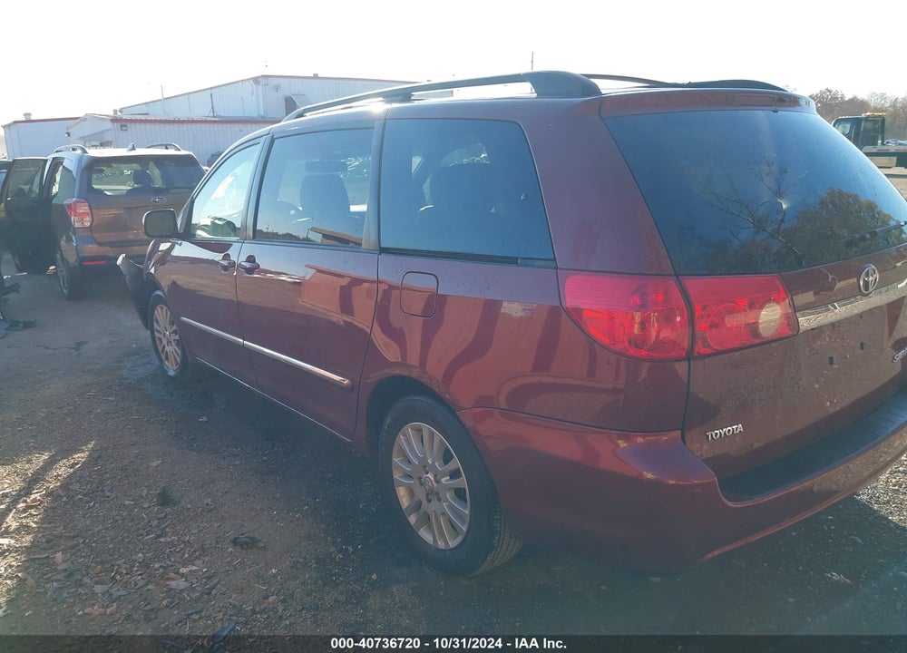 2009 TOYOTA SIENNA LIMITED VIN: 5TDZK22C69S233248