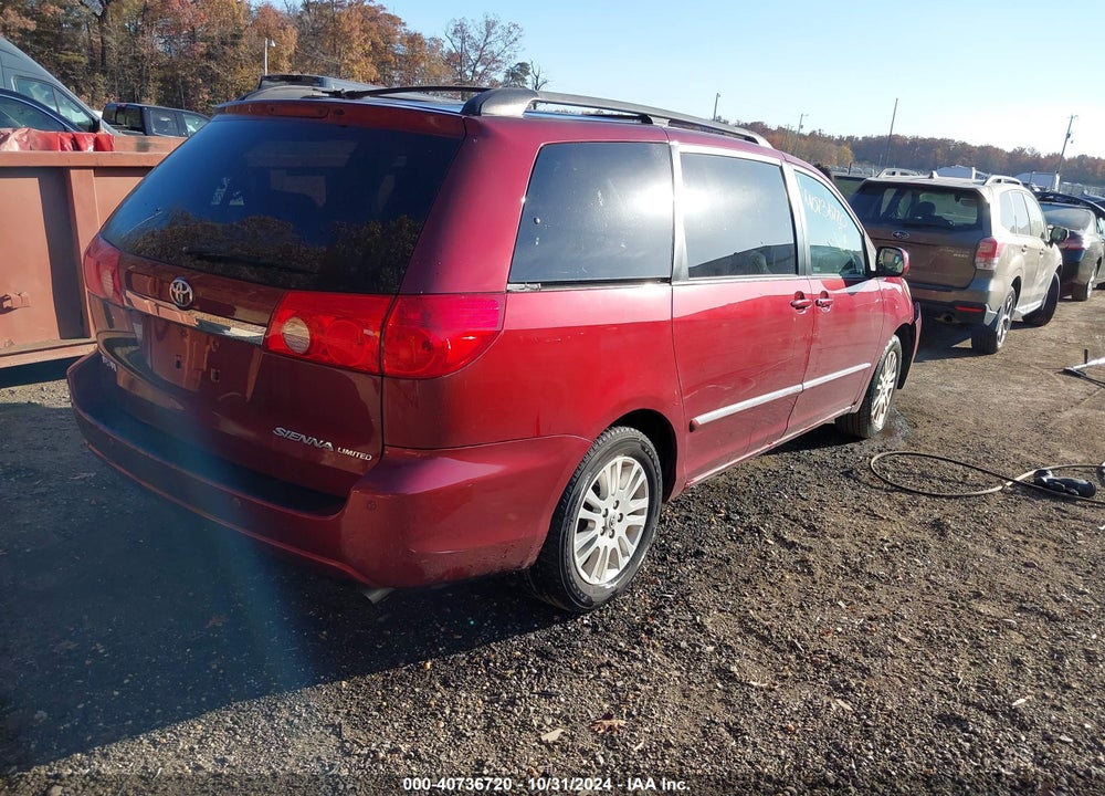 2009 TOYOTA SIENNA LIMITED VIN: 5TDZK22C69S233248