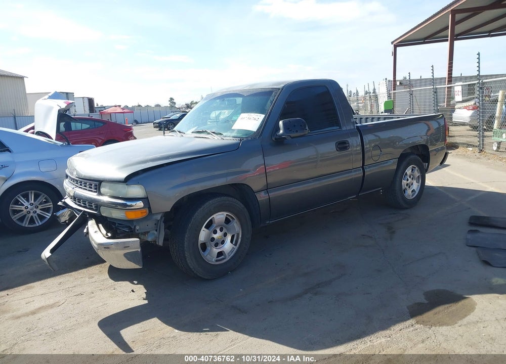 2002 CHEVROLET SILVERADO 1500 LS VIN: 1GCEC14T02Z170929