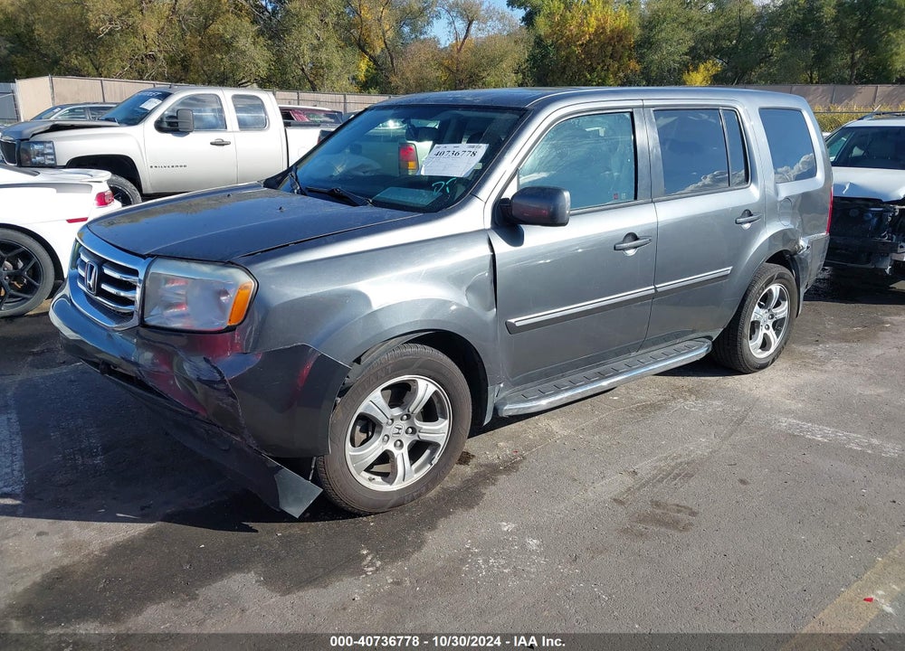 2013 HONDA PILOT EX-L VIN: 5FNYF4H59DB051366