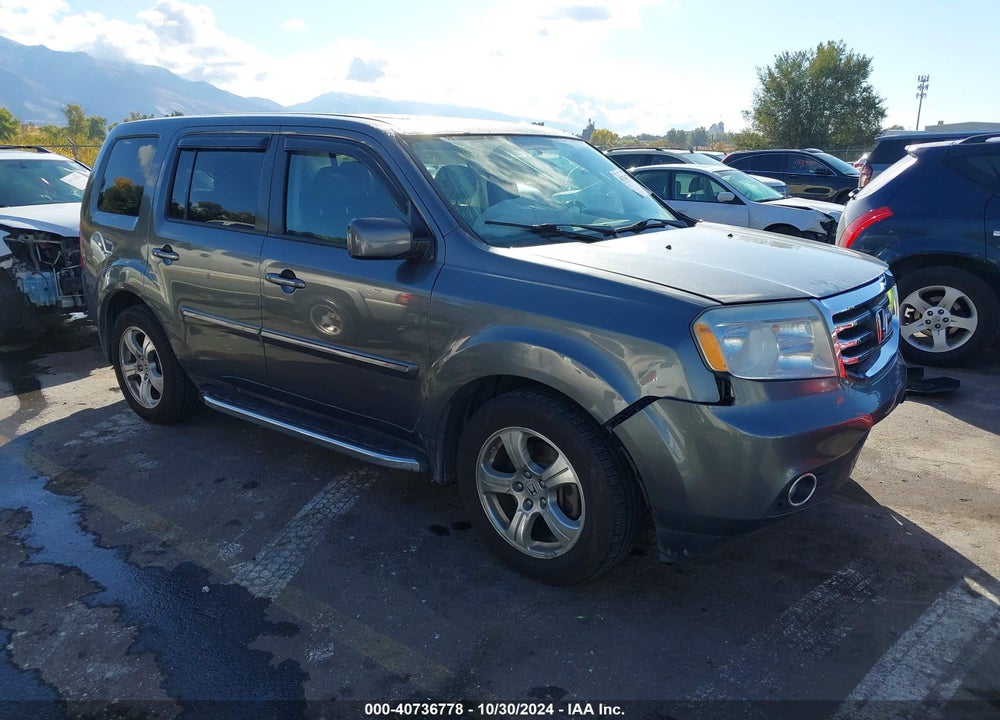 2013 HONDA PILOT EX-L VIN: 5FNYF4H59DB051366