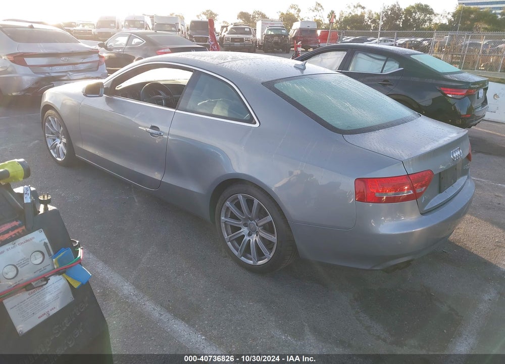 2011 AUDI A5 2.0T PREMIUM VIN: WAULFAFR7BA048726