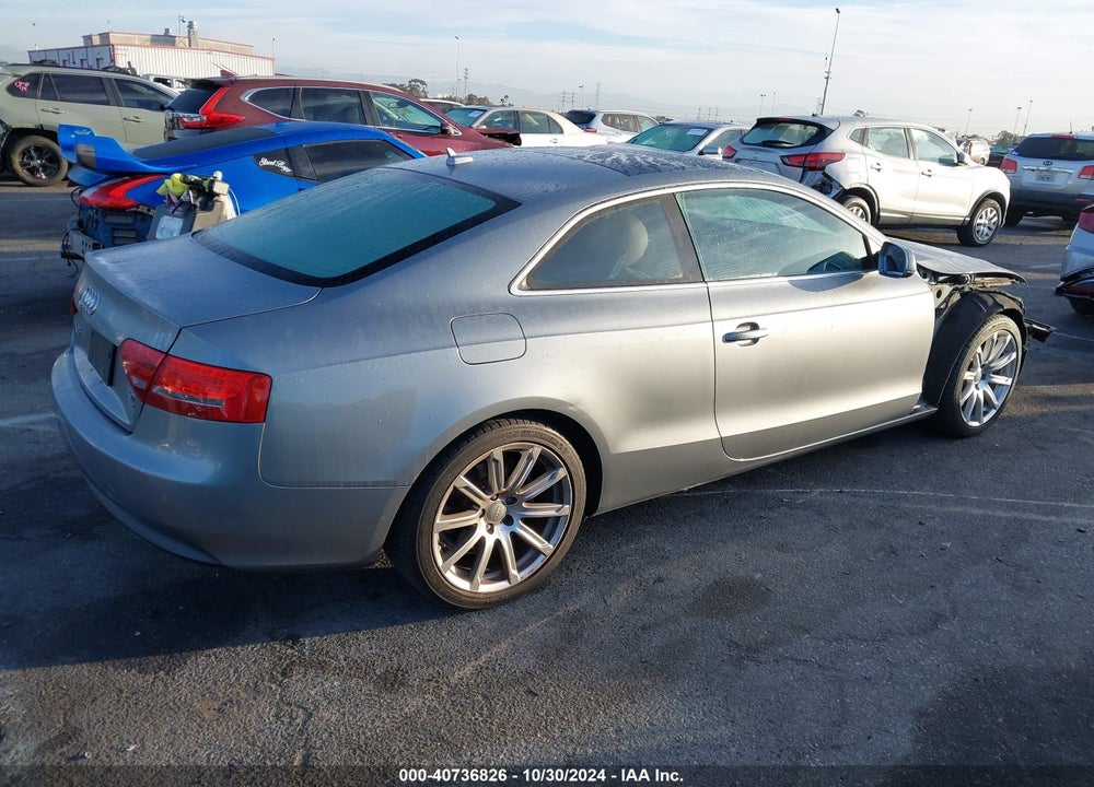 2011 AUDI A5 2.0T PREMIUM VIN: WAULFAFR7BA048726