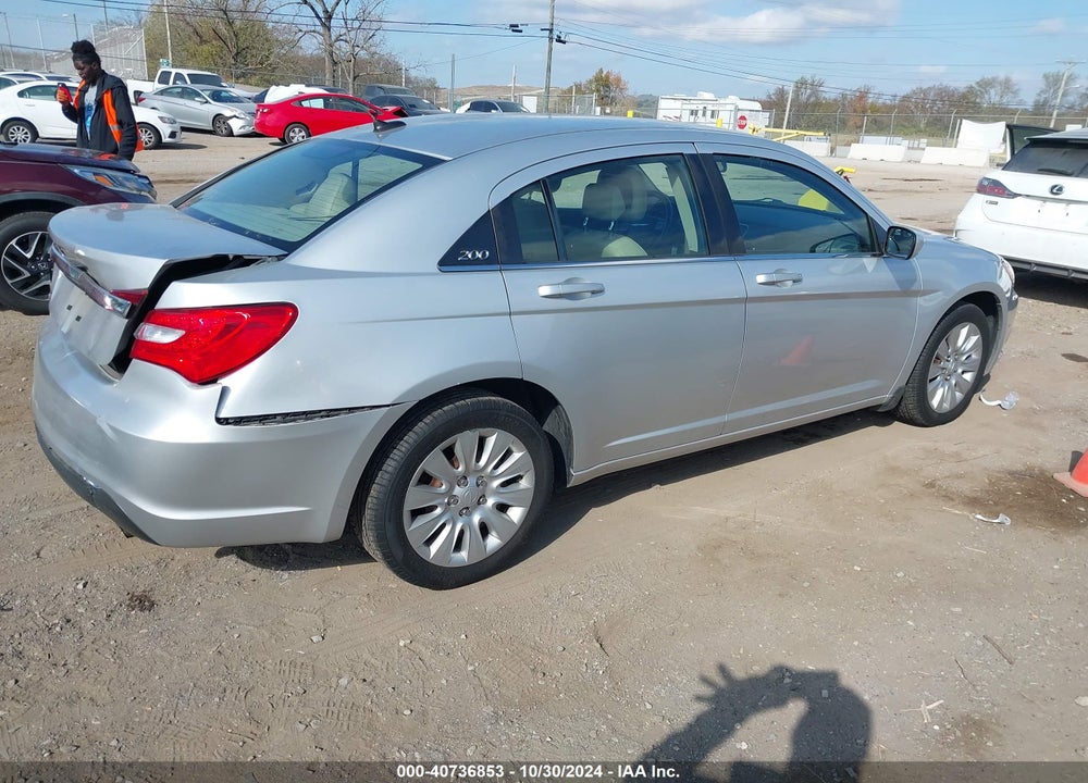 2012 CHRYSLER 200 LX VIN: 1C3CCBAB0CN319104