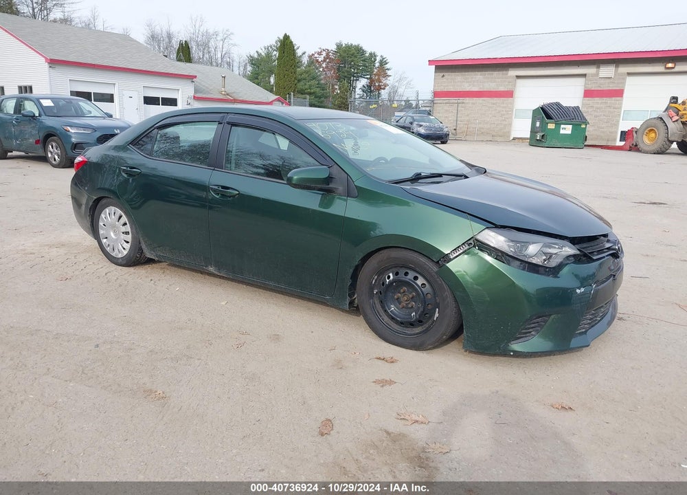 2016 TOYOTA COROLLA LE VIN: 2T1BURHE2GC521612