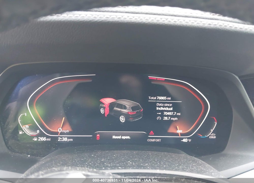 2019 BMW X5 XDRIVE40I VIN: 5UXCR6C5XKLL01386