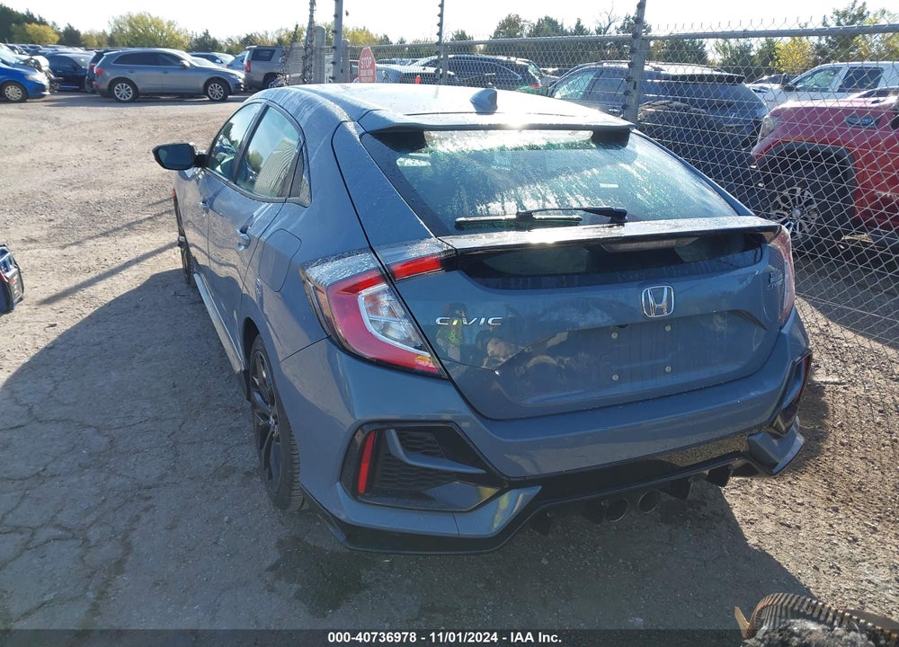 2021 HONDA CIVIC SPORT VIN: SHHFK7H4XMU222880