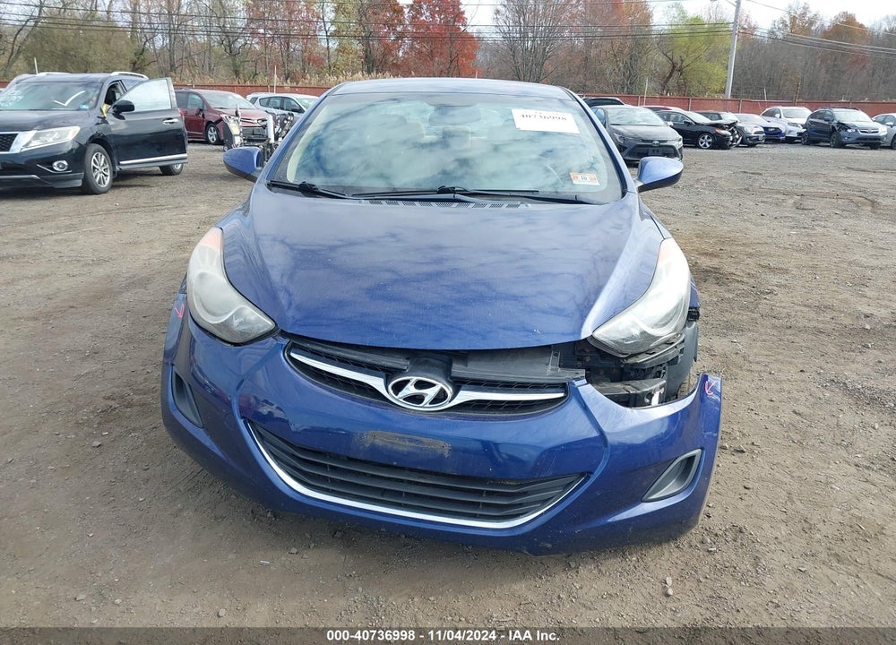 2013 HYUNDAI ELANTRA GLS VIN: KMHDH4AE0DU792916