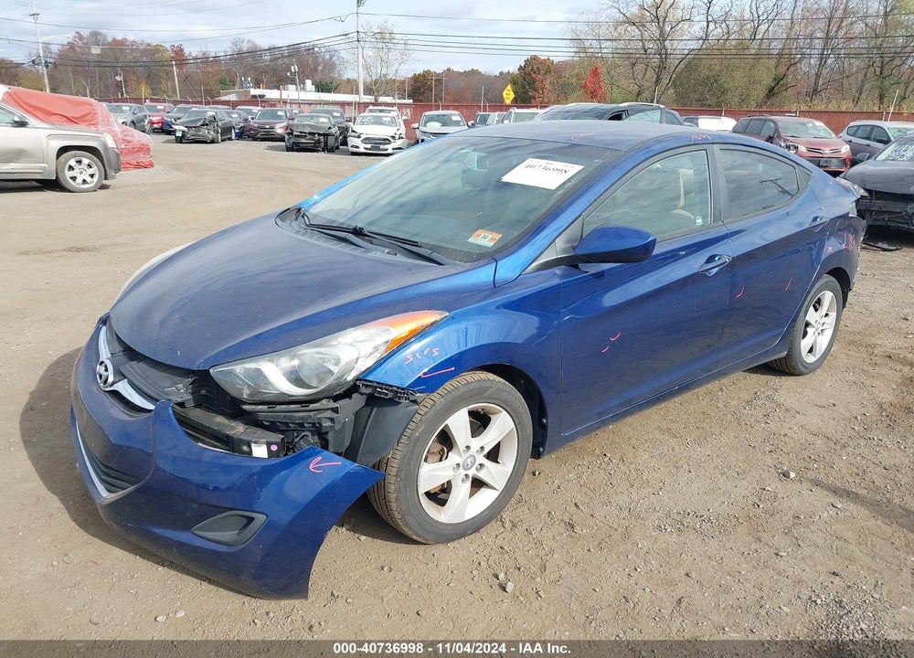 2013 HYUNDAI ELANTRA GLS VIN: KMHDH4AE0DU792916