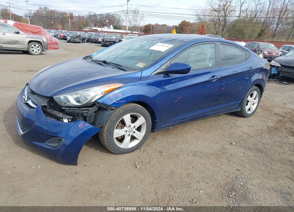 2013 HYUNDAI ELANTRA GLS VIN: KMHDH4AE0DU792916