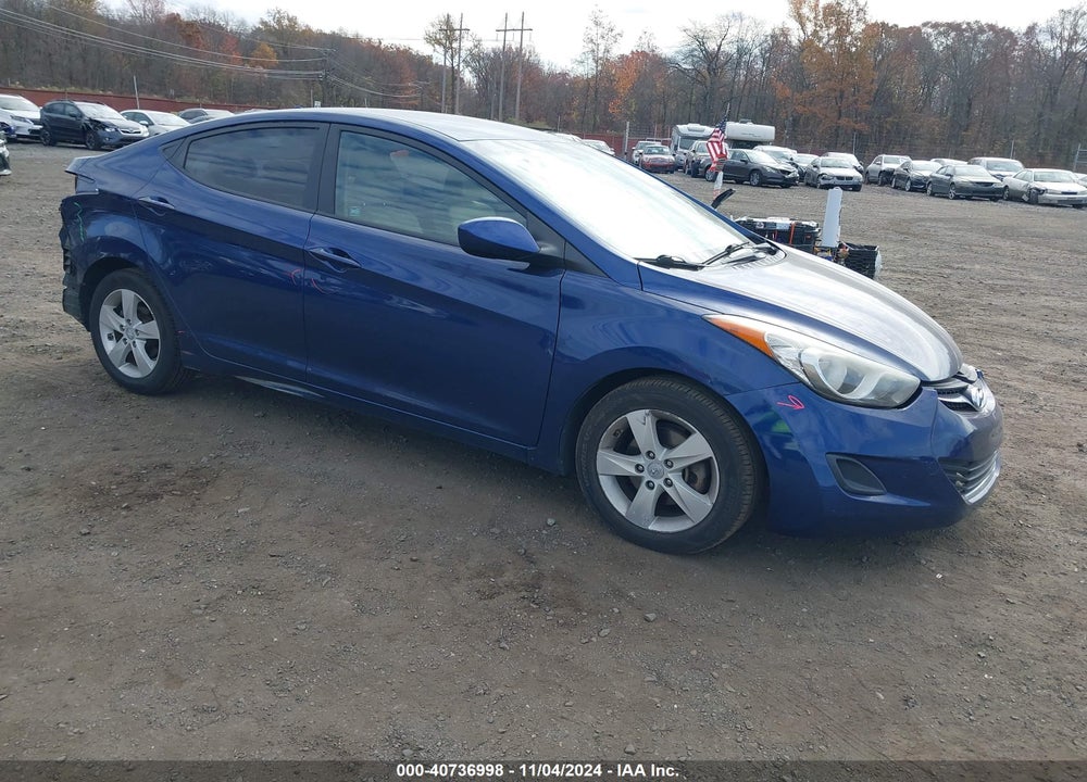 2013 HYUNDAI ELANTRA GLS VIN: KMHDH4AE0DU792916