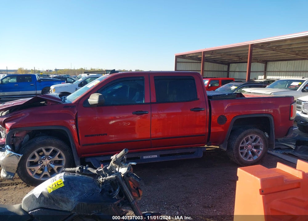2018 GMC SIERRA 1500 SLT VIN: 3GTU2NEC7JG394279