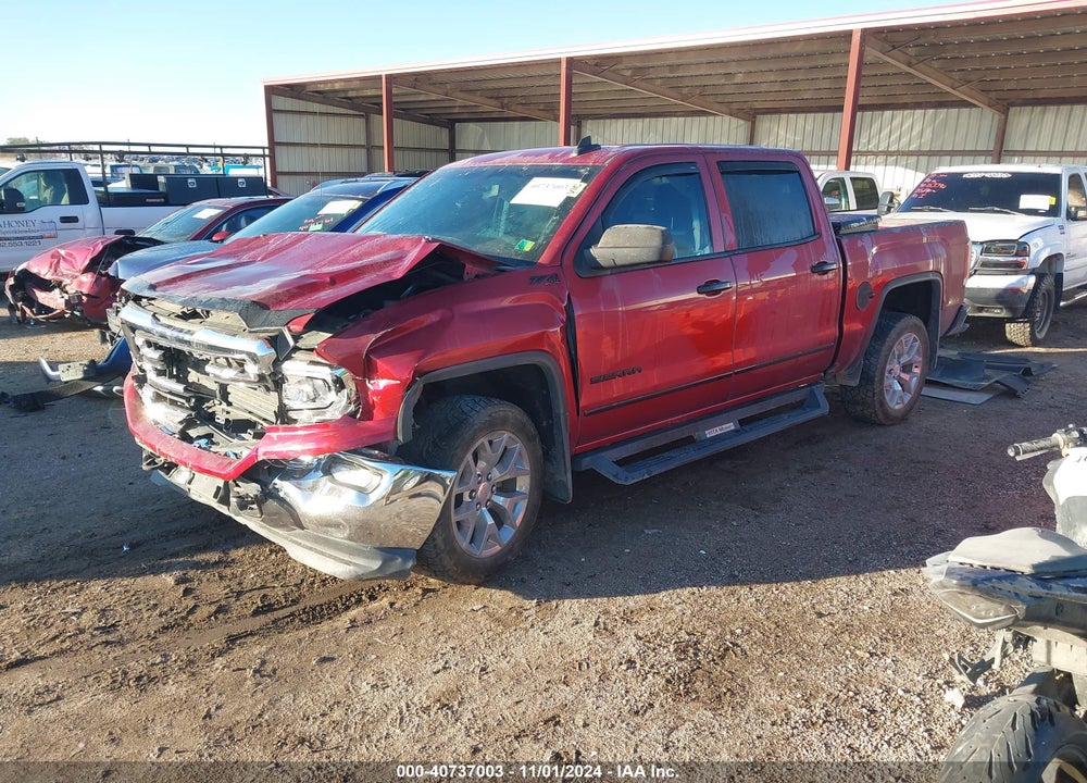 2018 GMC SIERRA 1500 SLT VIN: 3GTU2NEC7JG394279