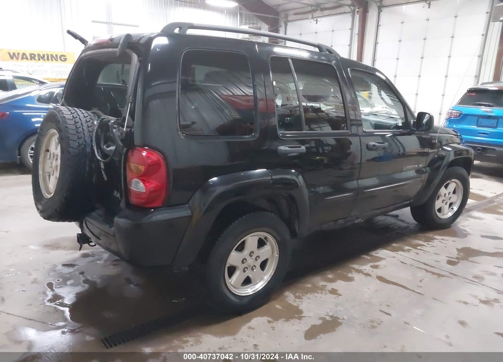 2002 JEEP LIBERTY LIMITED EDITION VIN: 1J4GL58K32W356199